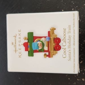 2011 Hallmark Keepsake Ornament Cool Caboose Santa's Holiday Train